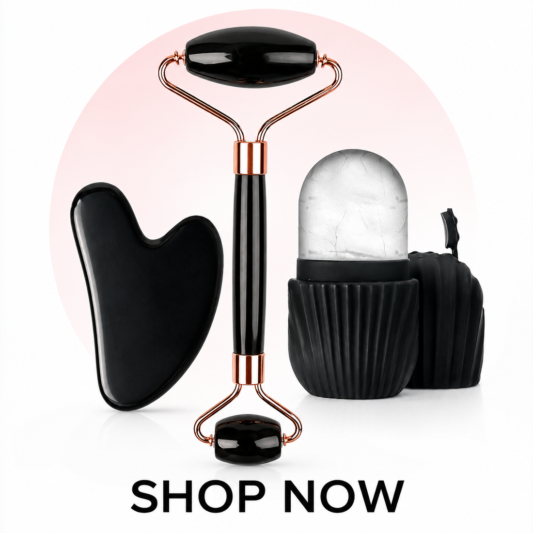 Ice Face Roller & Gua Sha Facial Massage Tool