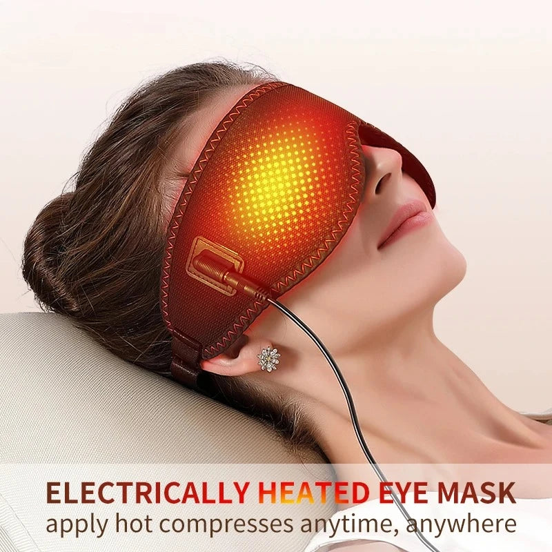 Heated Eye Mask for Dry Eyes with 3 Heat Levels