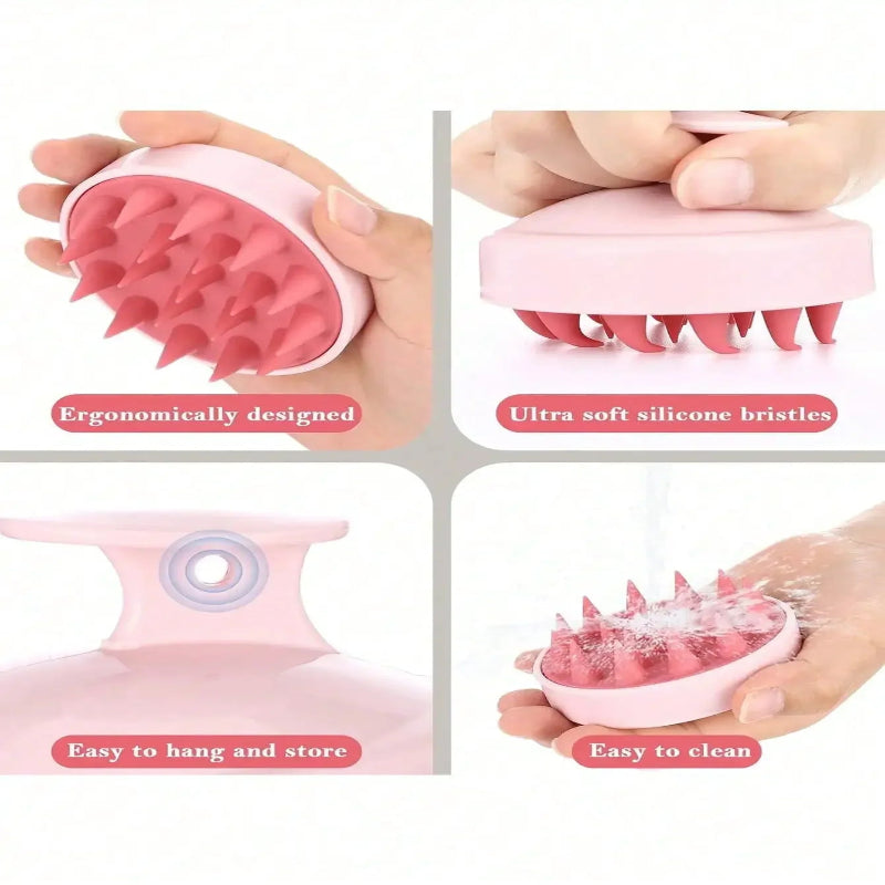 Soft Silicone Scalp Massage Brush