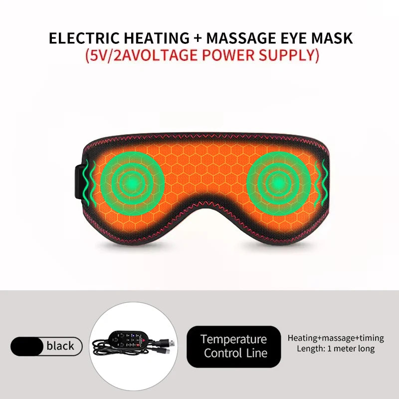 Heated Eye Mask for Dry Eyes with 3 Heat Levels