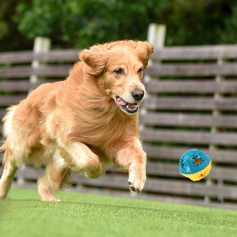 Interactive Dog Treat Dispensing Ball