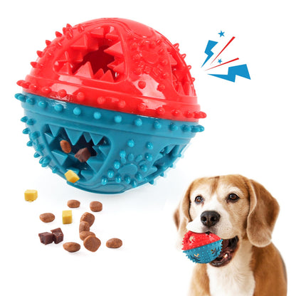 Interactive Dog Treat Dispensing Ball