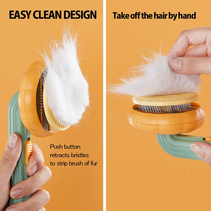 Pet Pumpkin Slicker Brush
