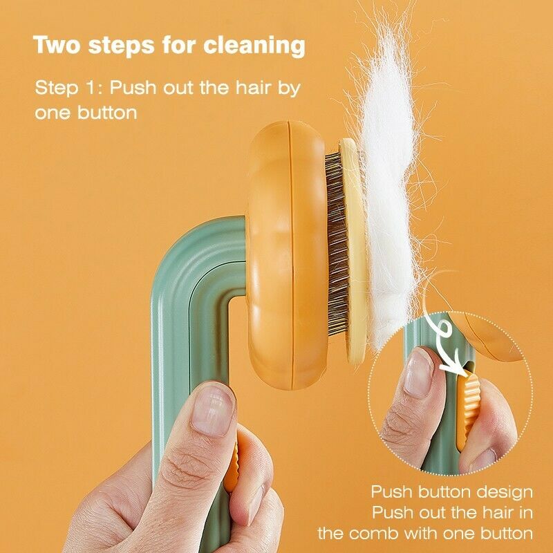 Pet Pumpkin Slicker Brush