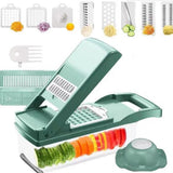 12 In 1 Manual Vegetable Chopper Kitchen Gadgets Food Chopper Onion Cutter Vegetable Slicer Halalzen