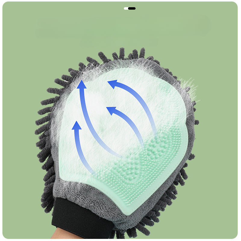 Pet Bathing Brush 2-in-1