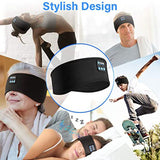 Wireless Bluetooth Sleeping Headphones Headband Thin Soft Elastic Comfortable Music Ear Phones Eye Mask For Side Sleeper Sports Halalzen