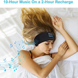 Wireless Bluetooth Sleeping Headphones Headband Thin Soft Elastic Comfortable Music Ear Phones Eye Mask For Side Sleeper Sports Halalzen