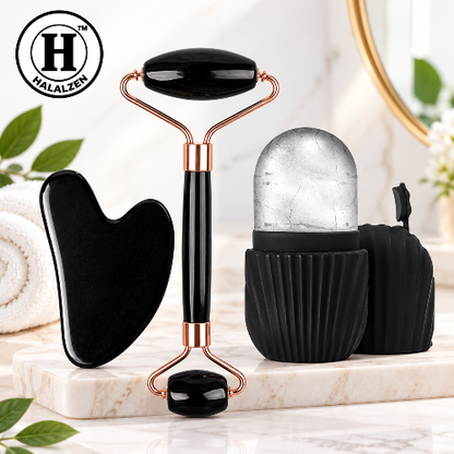 Ice Face Roller &amp; Gua Sha Facial Massage Tool