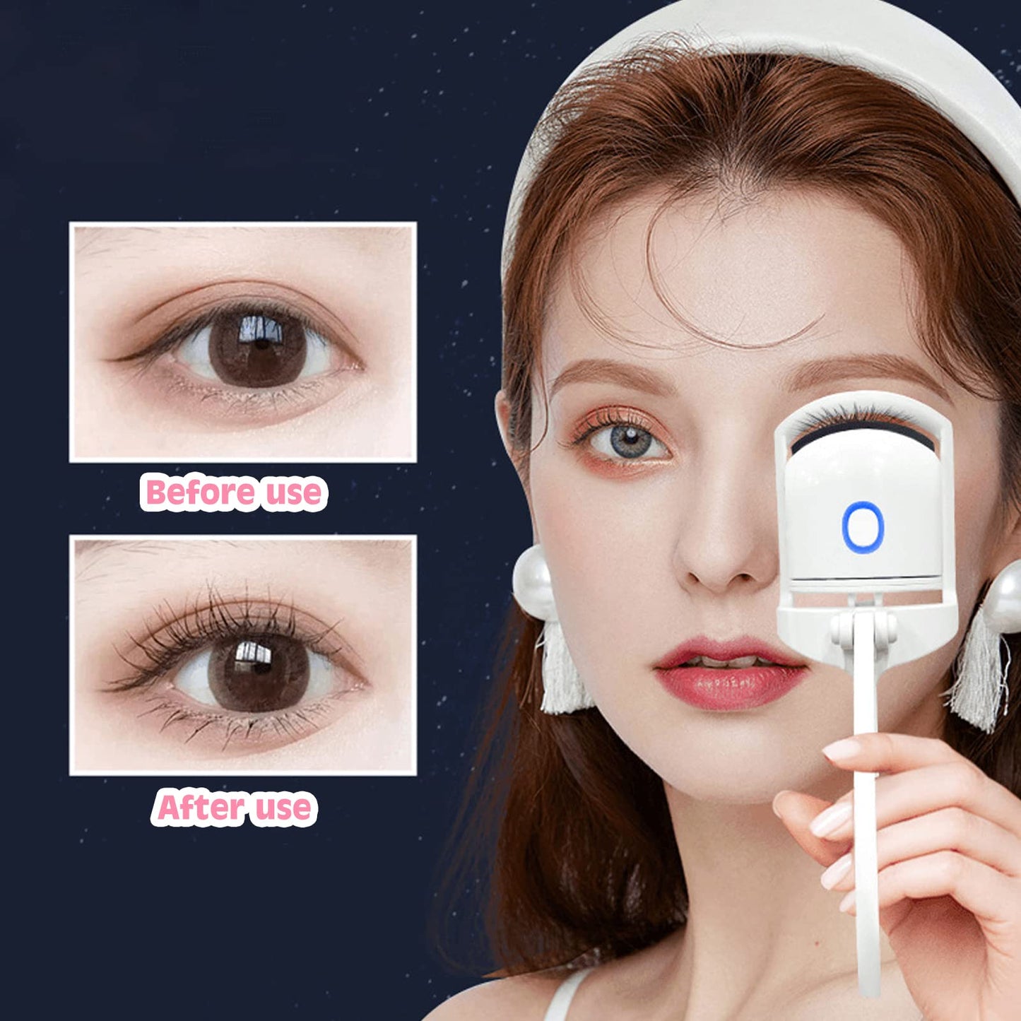 Rechargeable Heated Eyelash Curler