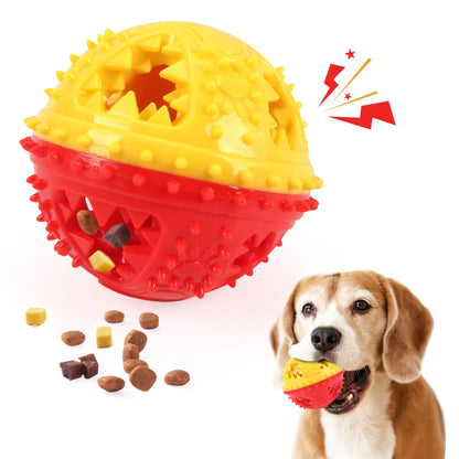 Interactive Dog Treat Dispensing Ball