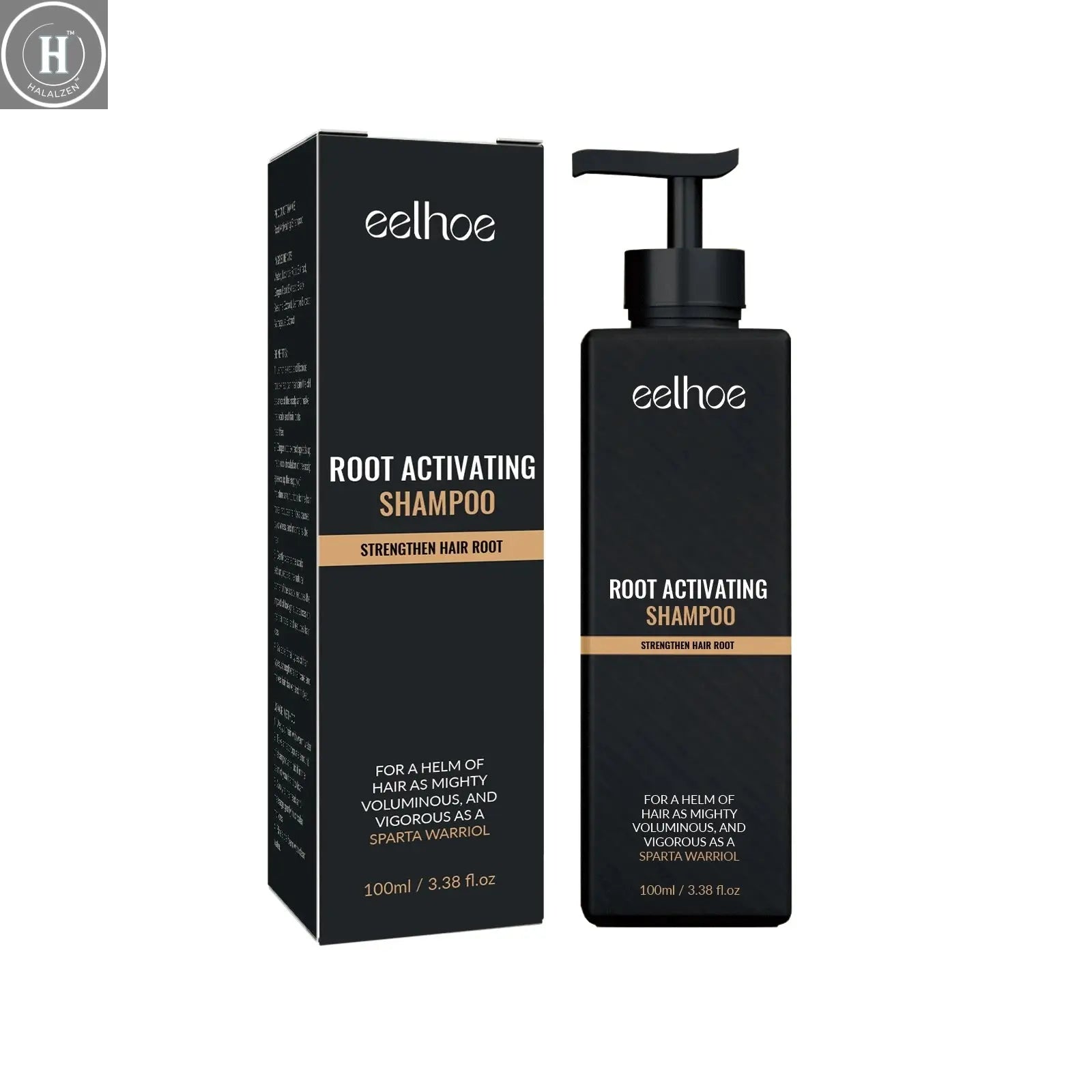 EELHOE Hair Regrowth Root Natural Herbal Dense Hair Shampoo Hair Repair Care Fluffy Smoothing Nourishing Anti Falling Shampoo HALALZEN