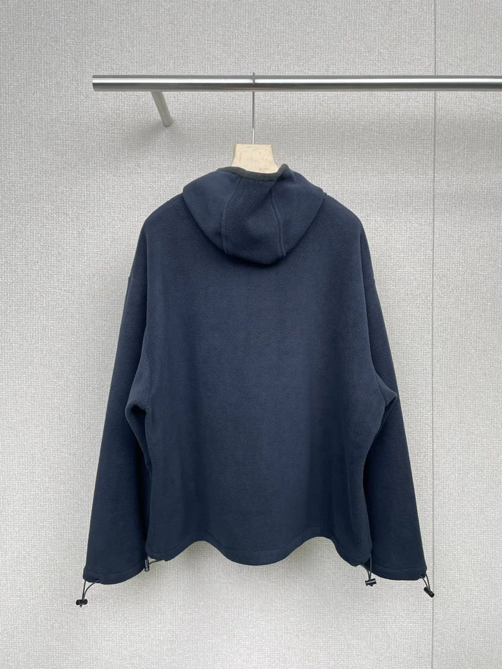 2025 Early Autumn Warm Fashion Jacket New Custom Women's Clothing Polar Fleece Hooded Zipper Jacket