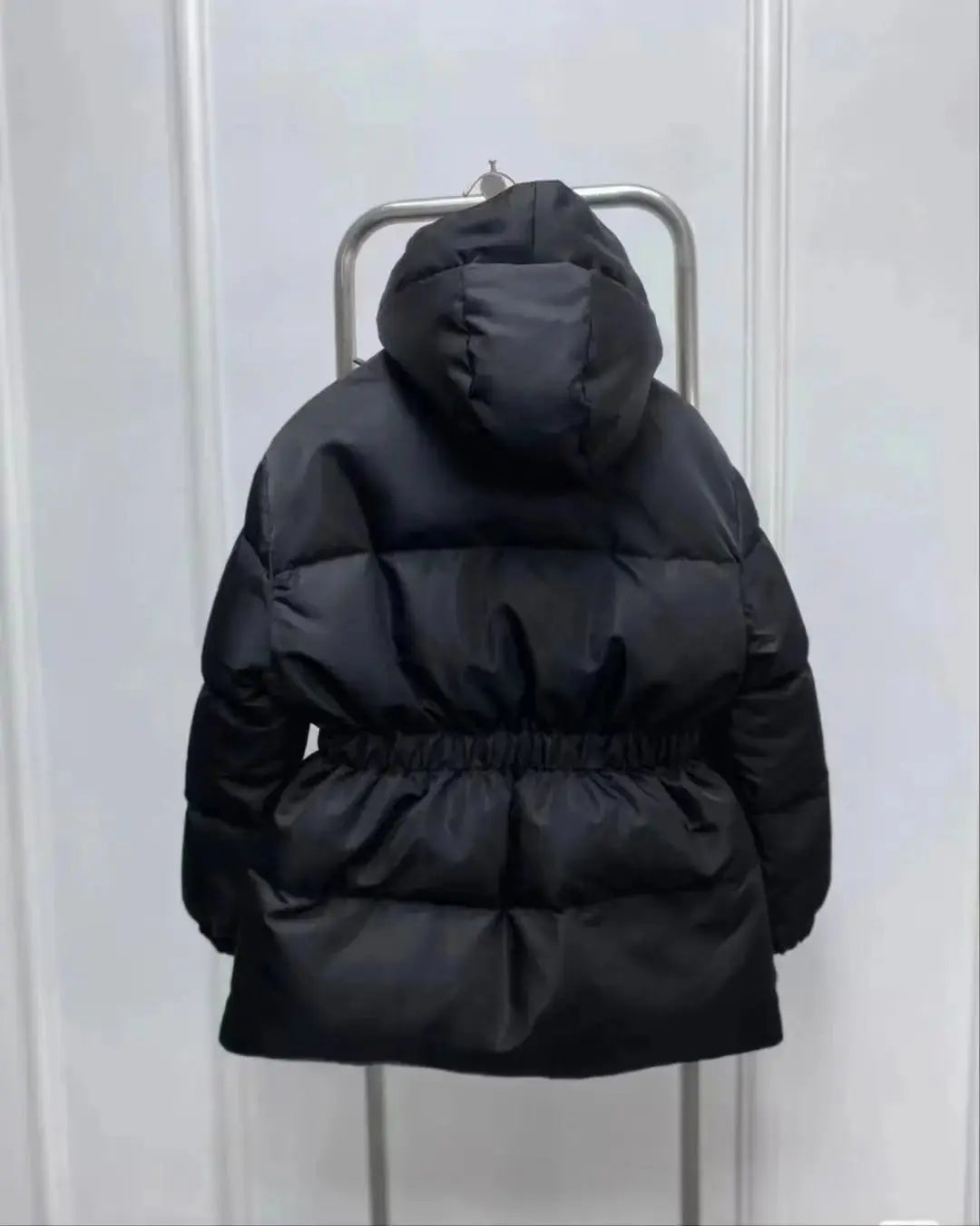 High Quality Winter Women's Padding Solid Casual Fashion Hooded Belt Button Thermal Pockets Waist Loose Down Jacket Halalzen UK