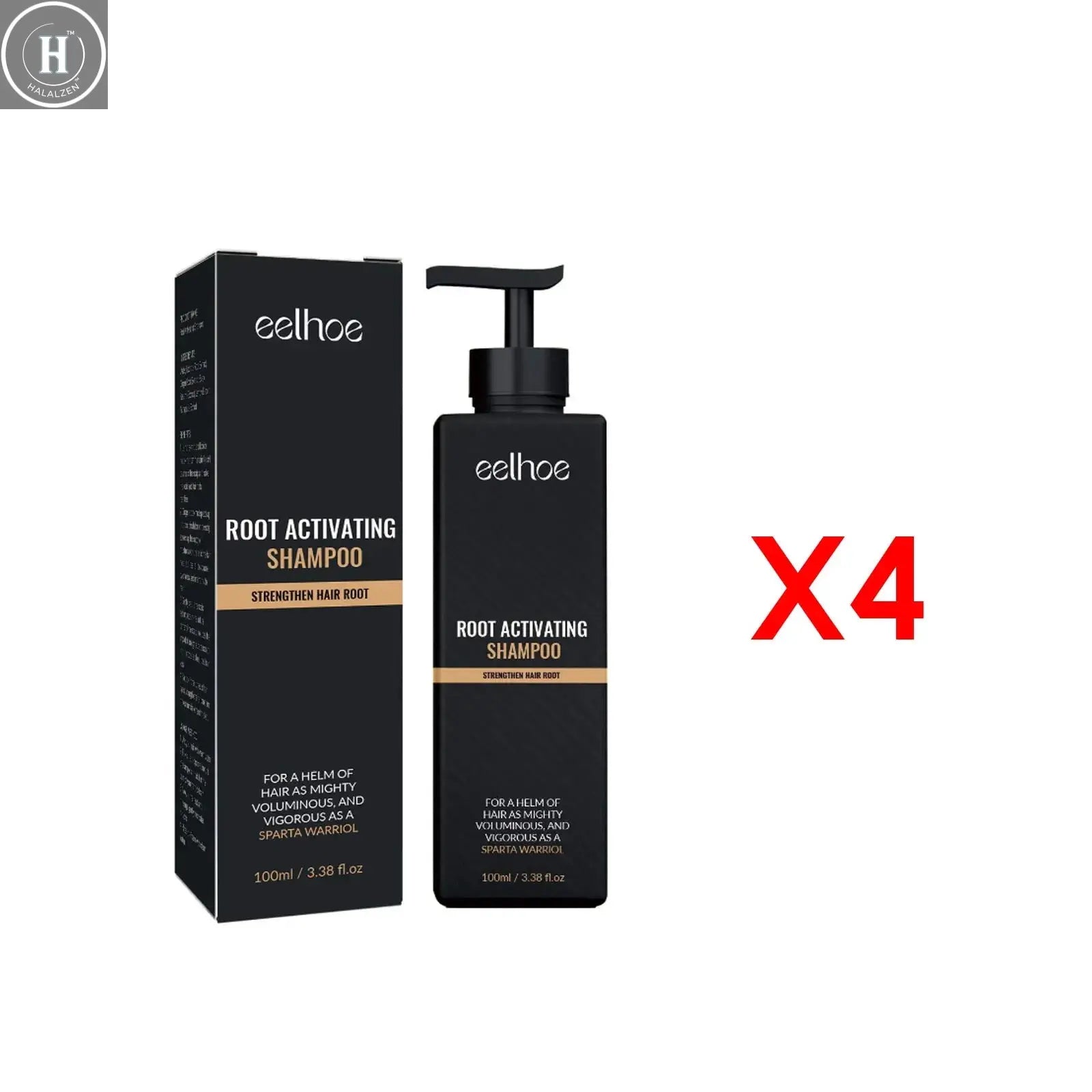 EELHOE Hair Regrowth Root Natural Herbal Dense Hair Shampoo Hair Repair Care Fluffy Smoothing Nourishing Anti Falling Shampoo HALALZEN