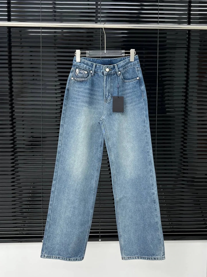 2025 Simple Fashion Women's Denim Pants