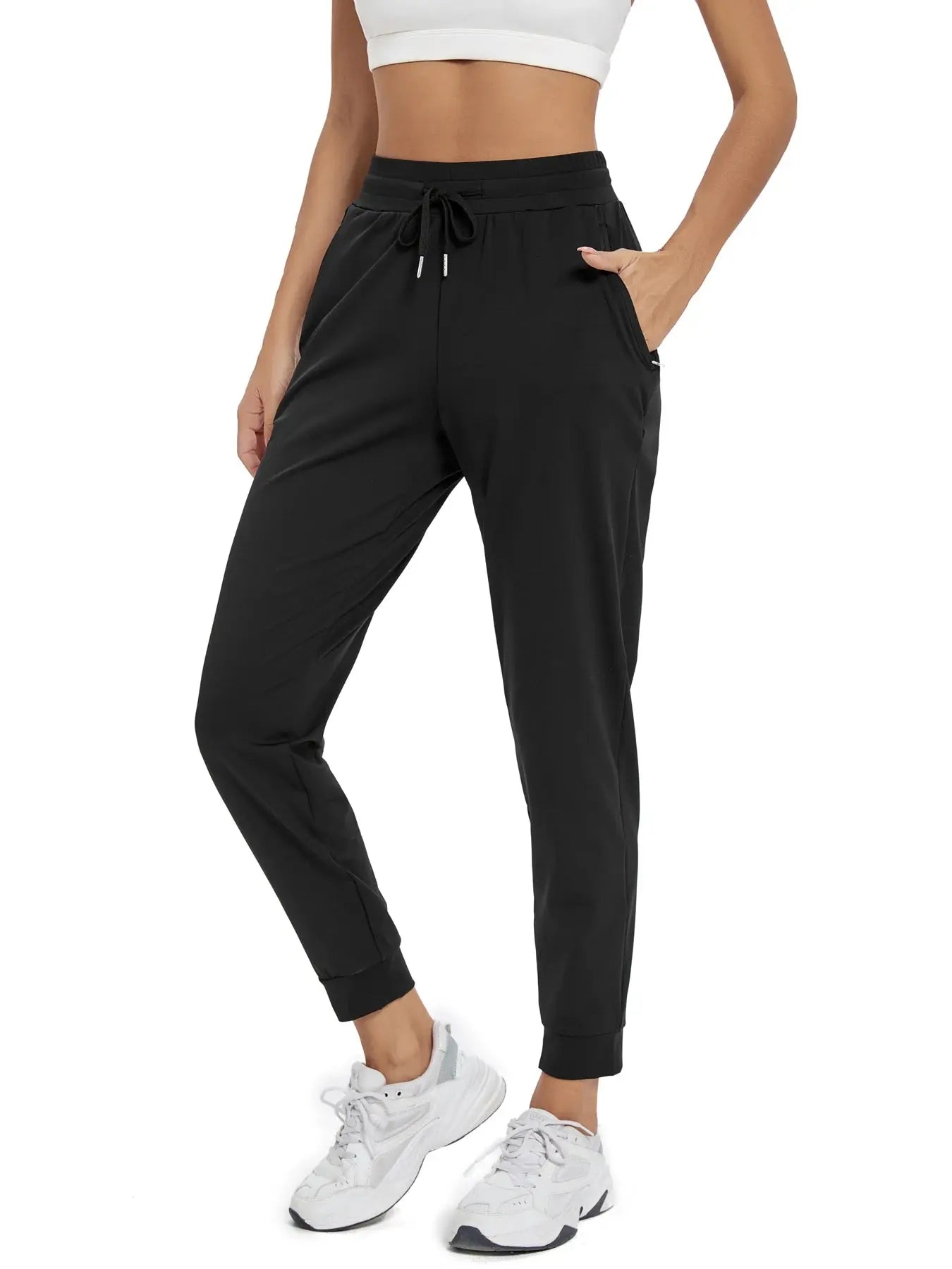 Women's Joggers with Pockets High Waisted Athletic Workout Yoga Jogger Pants for Women Sweatpants Comfy Lounge Pants Halalzen UK