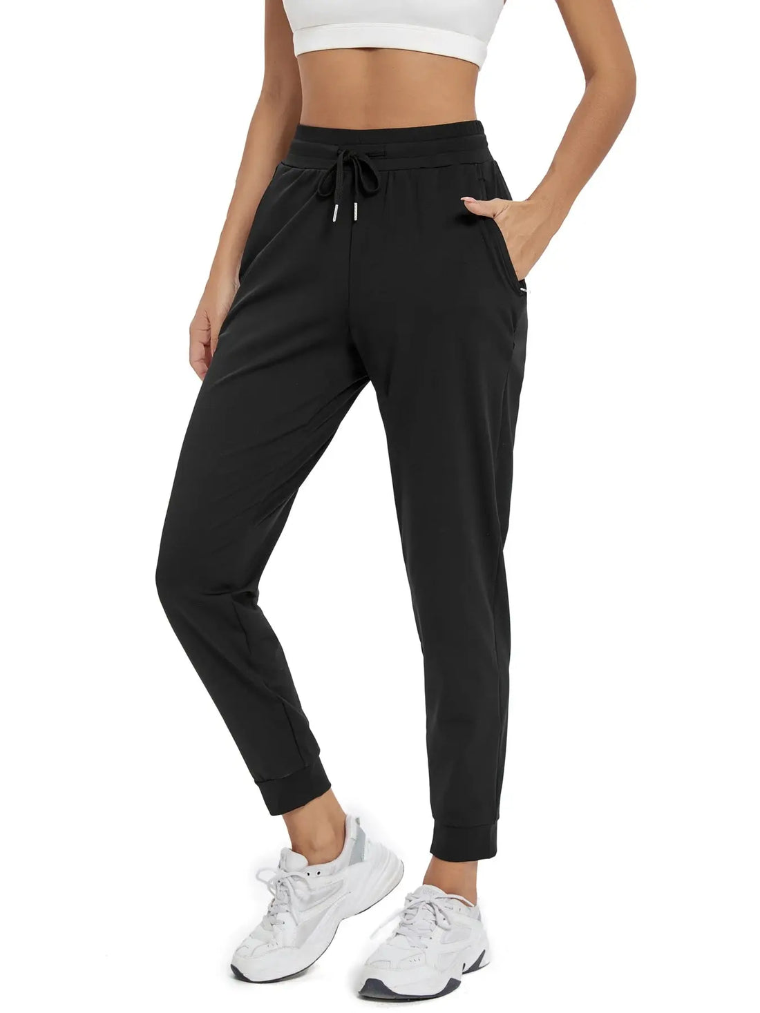 Women's Joggers with Pockets High Waisted Athletic Workout Yoga Jogger Pants for Women Sweatpants Comfy Lounge Pants Halalzen UK