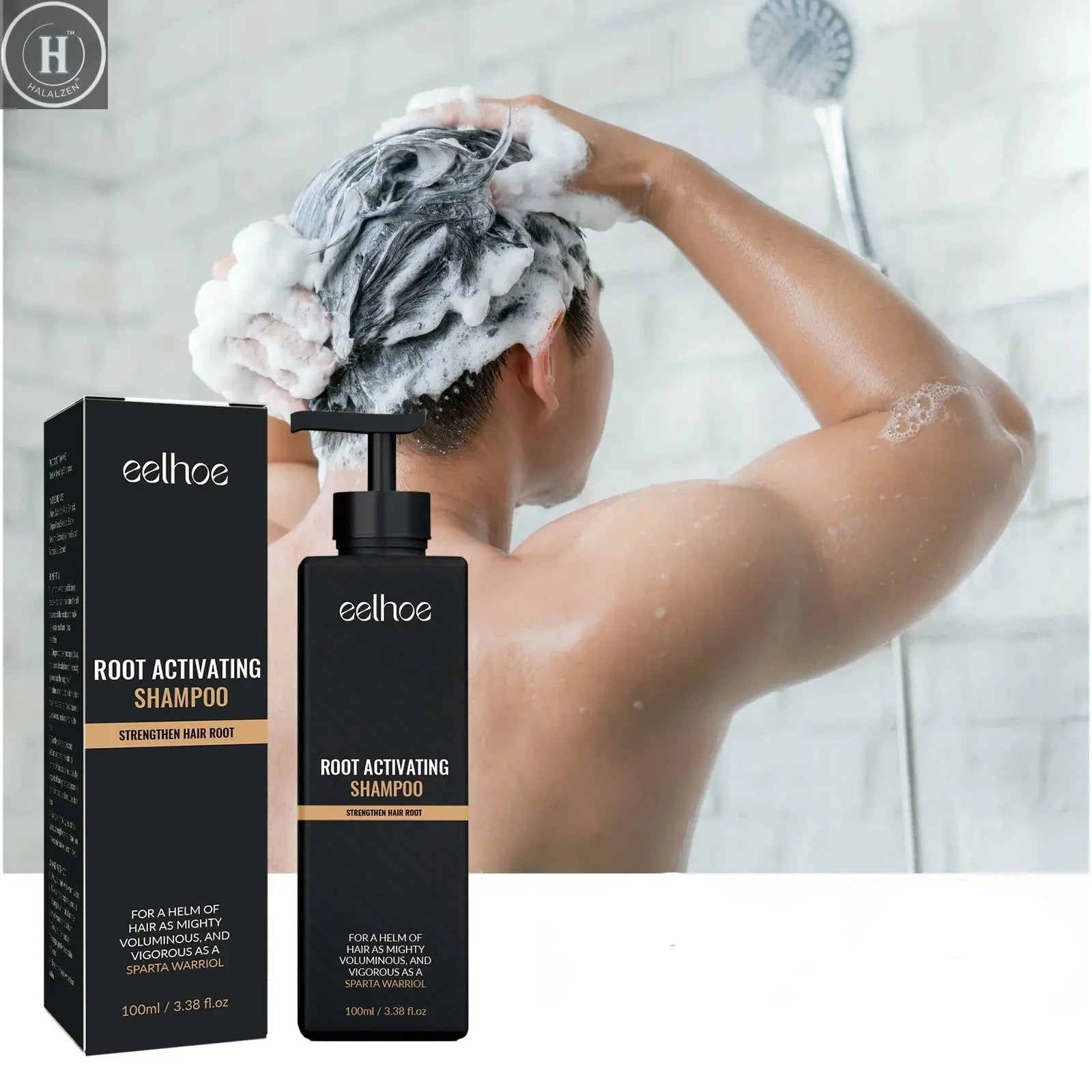 EELHOE Hair Regrowth Root Natural Herbal Dense Hair Shampoo Hair Repair Care Fluffy Smoothing Nourishing Anti Falling Shampoo HALALZEN