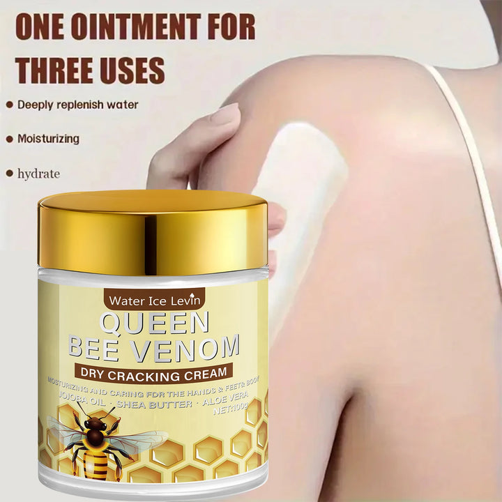 Intensive Repair Cream for Extremely Dry Hands & Feet | With Bee Venom & Jojoba Oil | Winter Cracked Skin Treatment