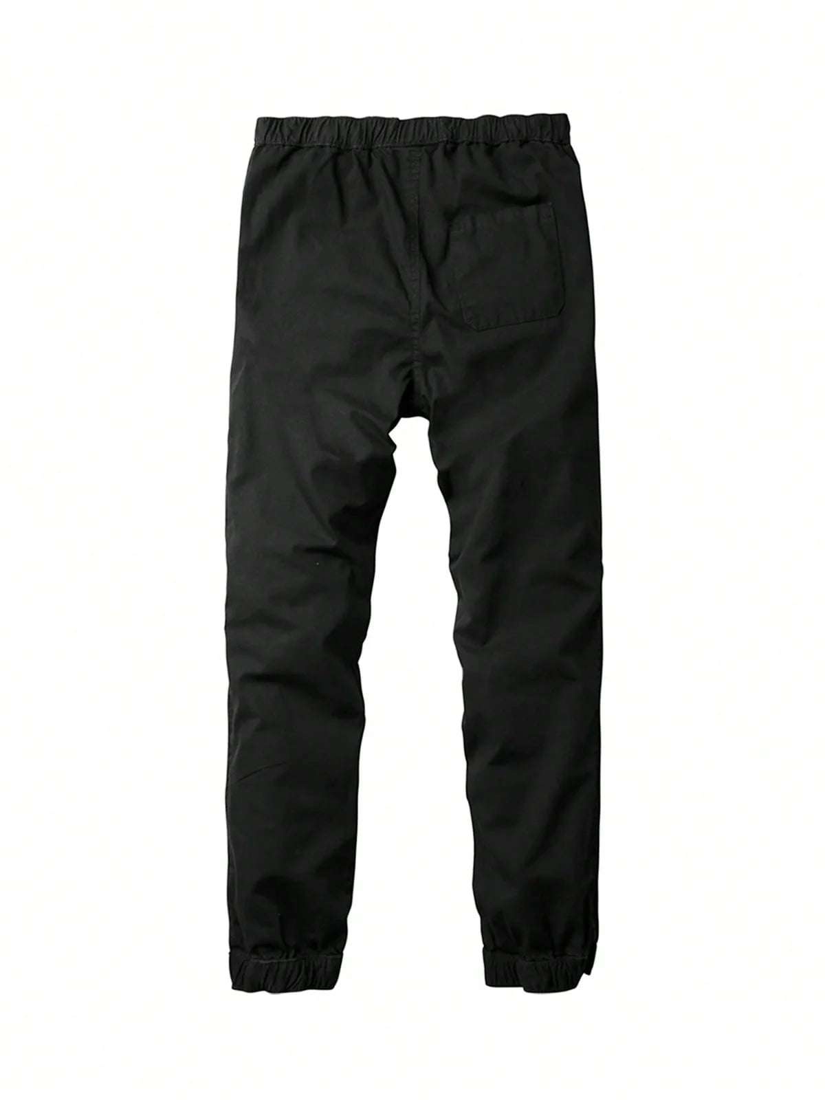 "Men's Elastic Waist Drawstring Jogger Pants with Elastic Cuffs, Comfortable and Casual, Perfect for Sports and Everyday Wear"