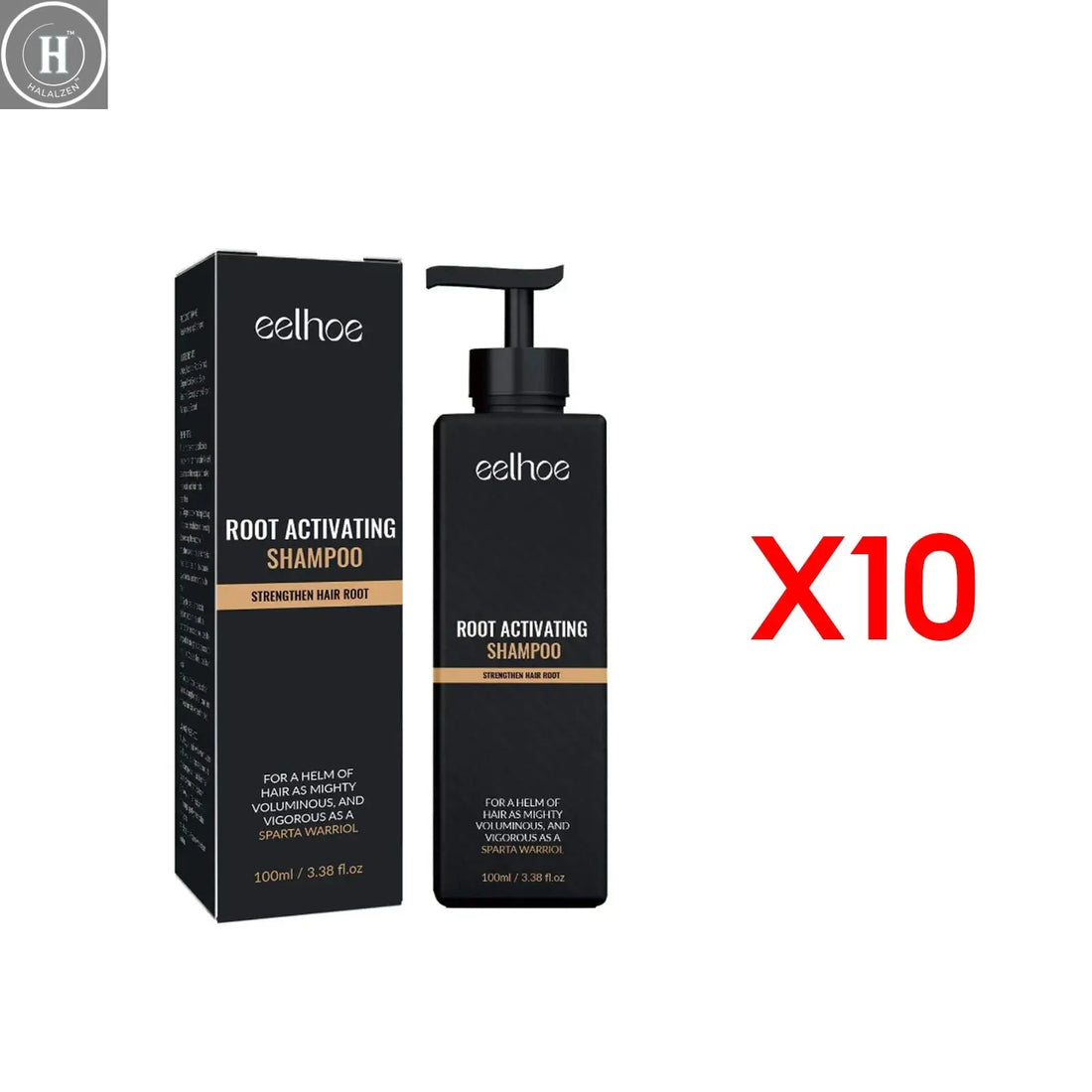 EELHOE Hair Regrowth Root Natural Herbal Dense Hair Shampoo Hair Repair Care Fluffy Smoothing Nourishing Anti Falling Shampoo HALALZEN