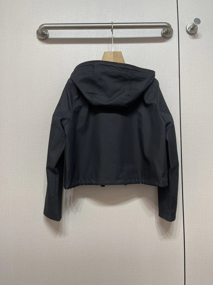 2025 Early Autumn Fashion Women's Jacket Button Cardigan Hooded Jacket Long Sleeve T-shirt Women's coat