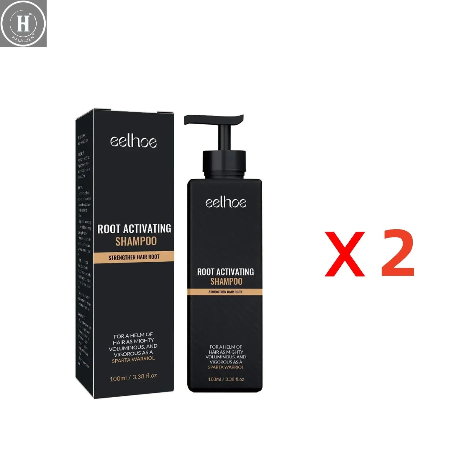 EELHOE Hair Regrowth Root Natural Herbal Dense Hair Shampoo Hair Repair Care Fluffy Smoothing Nourishing Anti Falling Shampoo HALALZEN