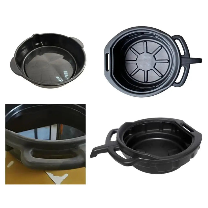 6/8/10L Oil Receiving Basin Oil Change Drain Pan Cleaning Oil Drain Container Leakproof for Car Motorcycle Auto Repair Tool