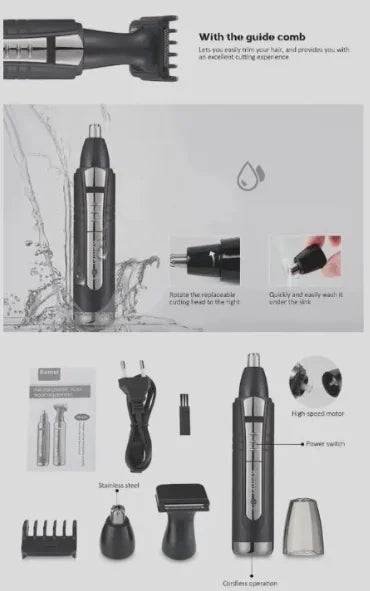 2-in-1 Nose and Hair Trimmer KM-6511 Halalzen