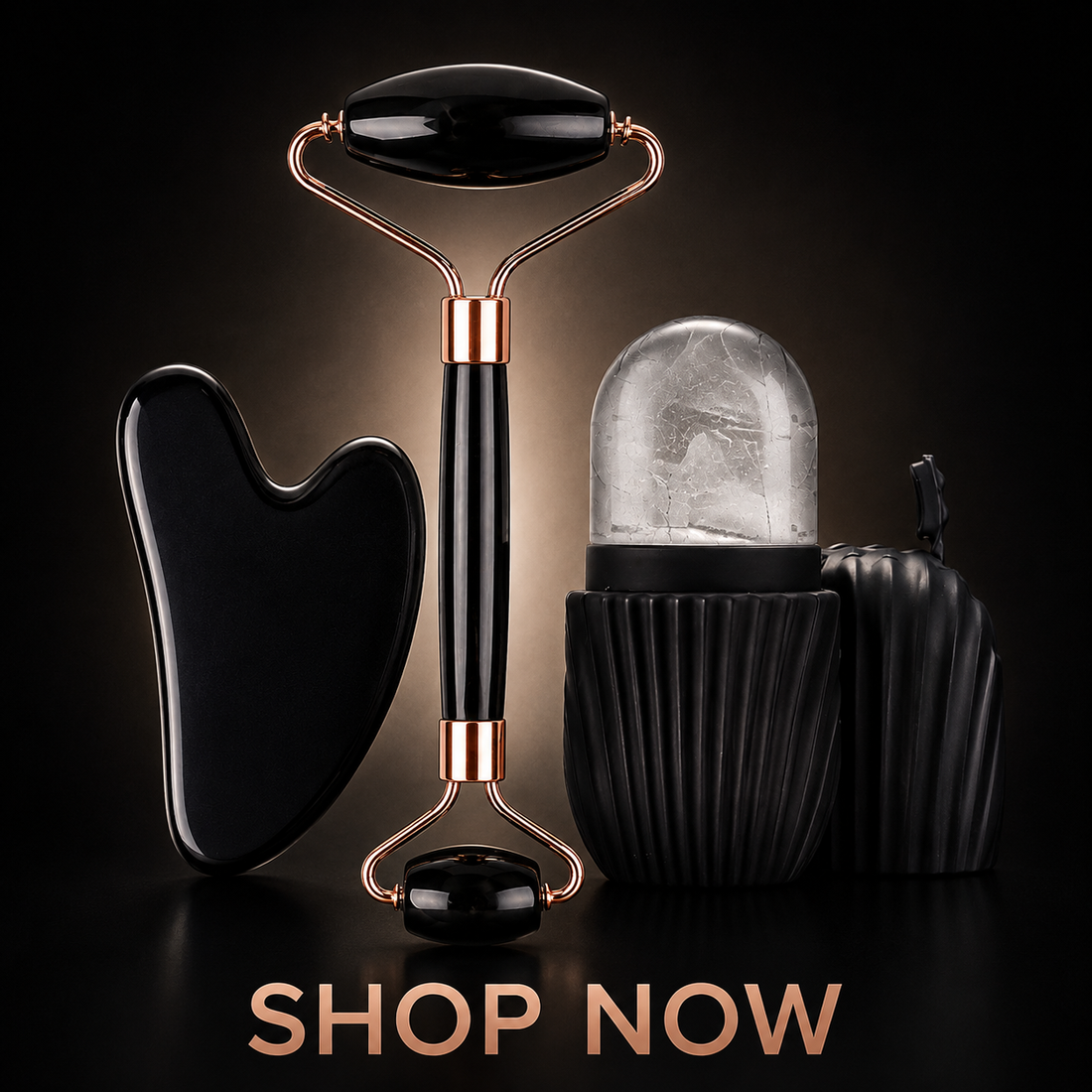 Ice Face Roller &amp; Gua Sha Facial Massage Tool