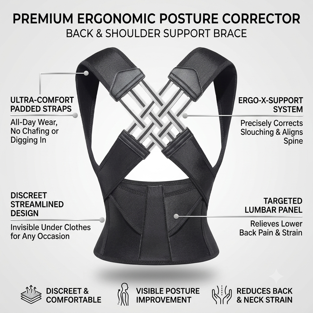 Back Posture Corrector Brace