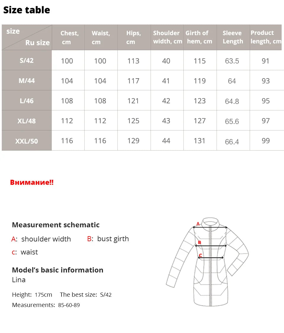 GASMAN women's winter coats 2022 Long fashion Women coat Fur collar warm parka Pink waterproof down jacket female 1821