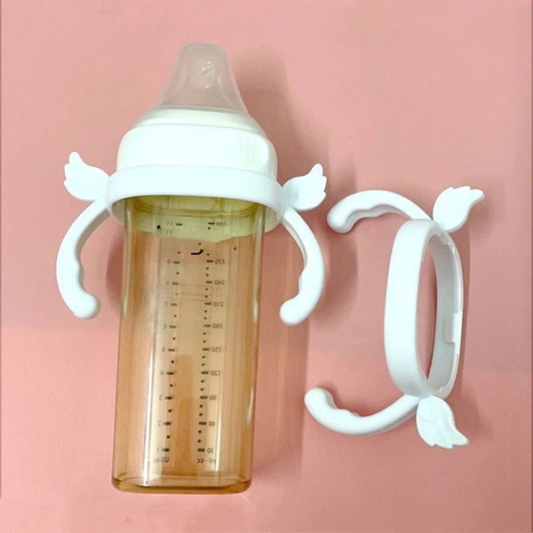 BPA Free Classic Newborn Bottle Grip Handle Compatible Silicone Handles for Hegen Bottle Size Baby Feeding Bottle Accessories