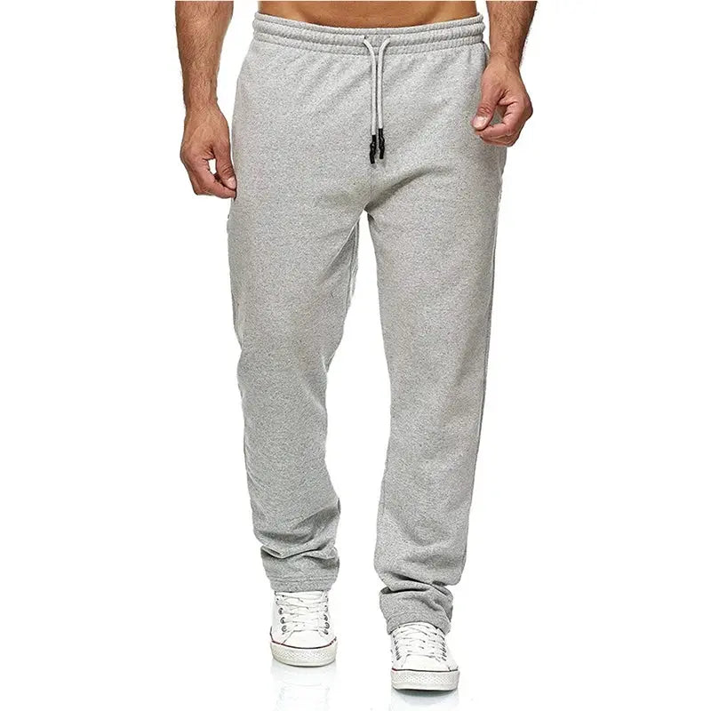 Jogging Cotton Sport Men Sweatpants Long Track Pants Sports Men Straight Pants Basketball Run Football Jogging Fitness Trousers Halalzen UK