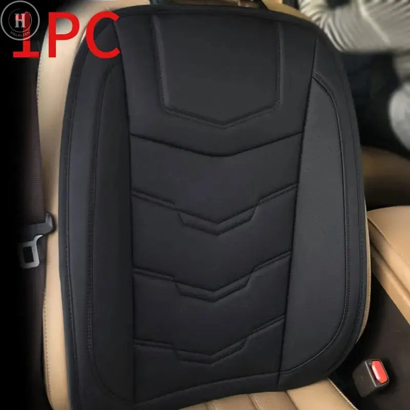 SEAMETAL Wrapped Car Seat Cover Anti Scratch Wear-Resistant Vehicle Seat Protector Cushion PU Leather Breathable Auto Chair Pad HALALZEN