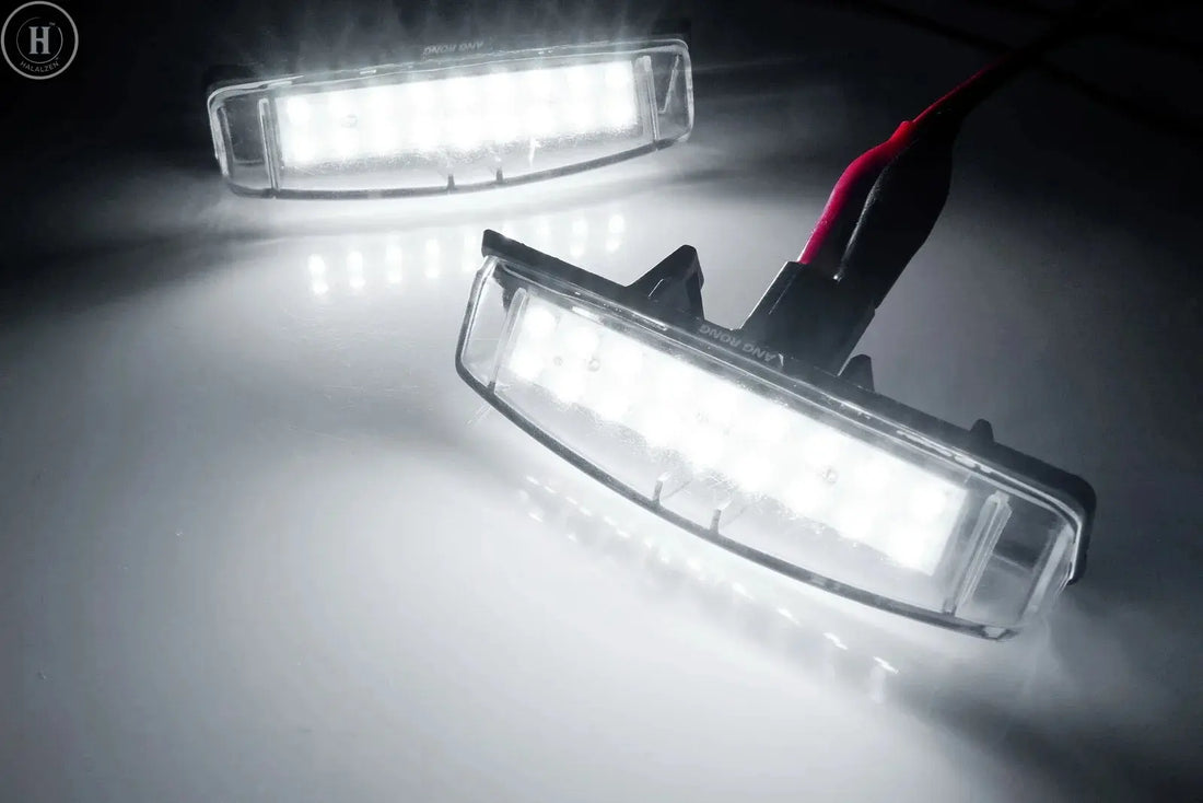 2x For Lexus IS300 IS200 LS430 GS300 RX330 HS250h Toyota Prius Yaris Camry LED License Number Plate Light Lamps White HALALZEN