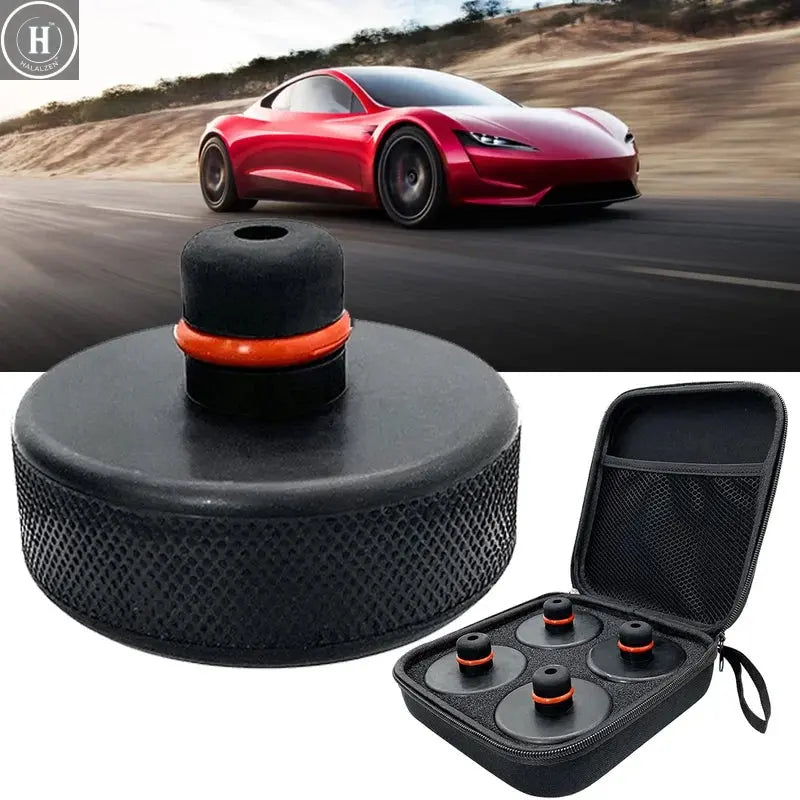 4Pcs Jack Pad for Tesla Model 3 Y S X Rubber Pads Lifting Adapter Tool Chassis Case Lift Point Support Car Accessories 2016-2023 HALALZEN