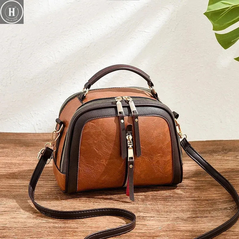 Luxury Alligator Pattern Women's Handbag Fashion Designer Shoulder Messenger Bag Ladies pu Leather Shell Bag Bolsas Feminina HALALZEN