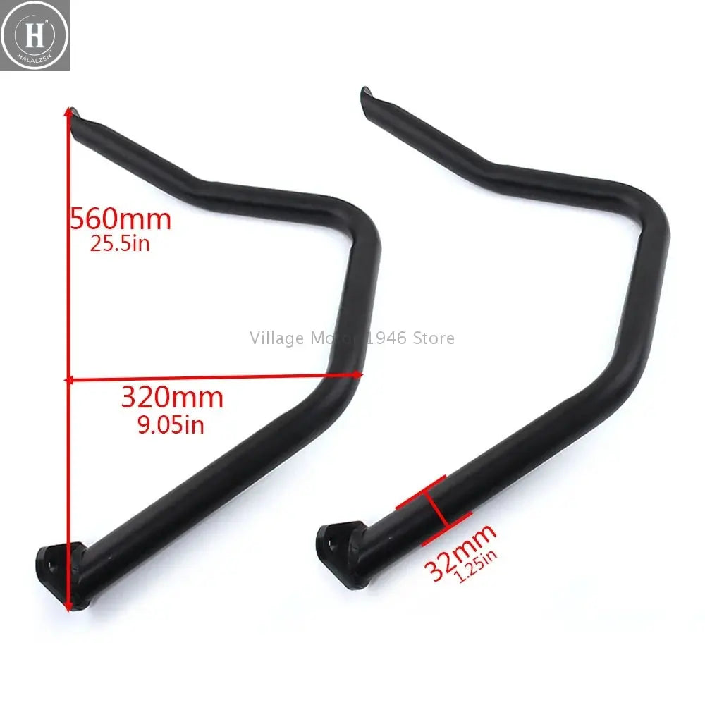 For Indian Challenger Limited Dark Horse 2020-21 Motorcycle Highway Crash Bar Engine Guard Bumper Stunt Cage Falling Protection HALALZEN