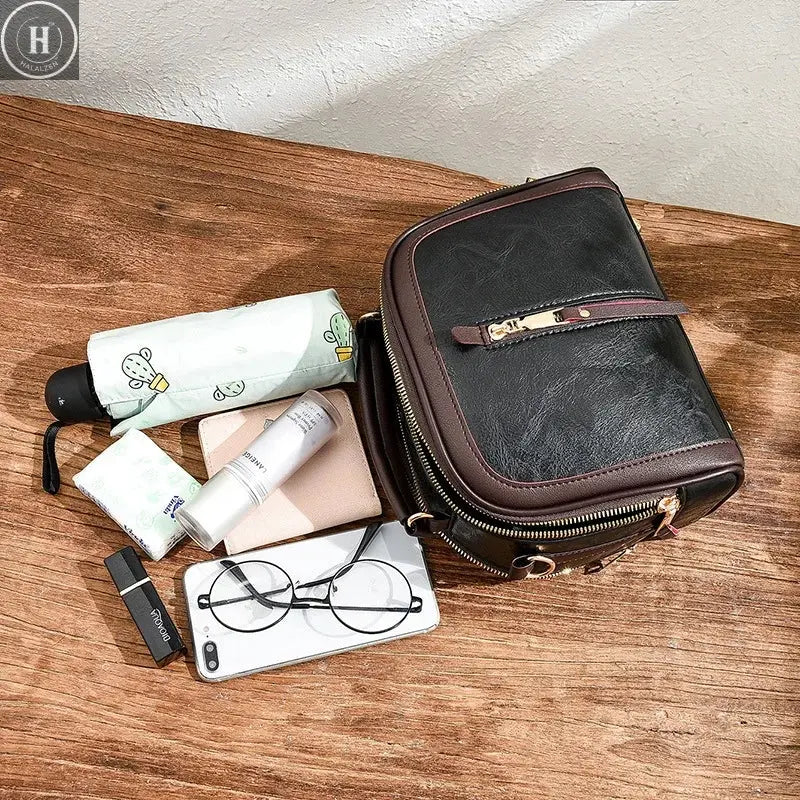 Luxury Alligator Pattern Women's Handbag Fashion Designer Shoulder Messenger Bag Ladies pu Leather Shell Bag Bolsas Feminina HALALZEN