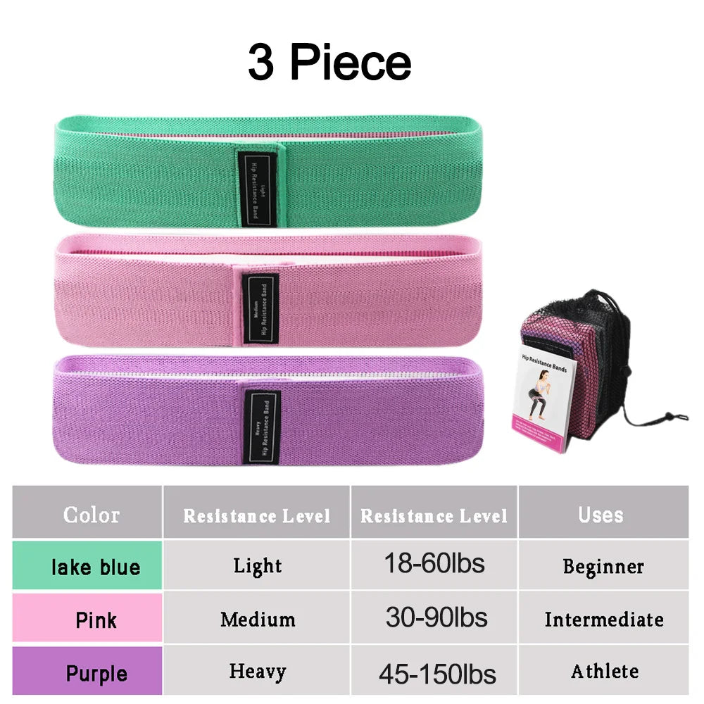 Fitness Resistance Band Buttocks Expansion Fitness Cloth Rubber Band Elastic Expander Suitable For Home Exercise Sport Equipment