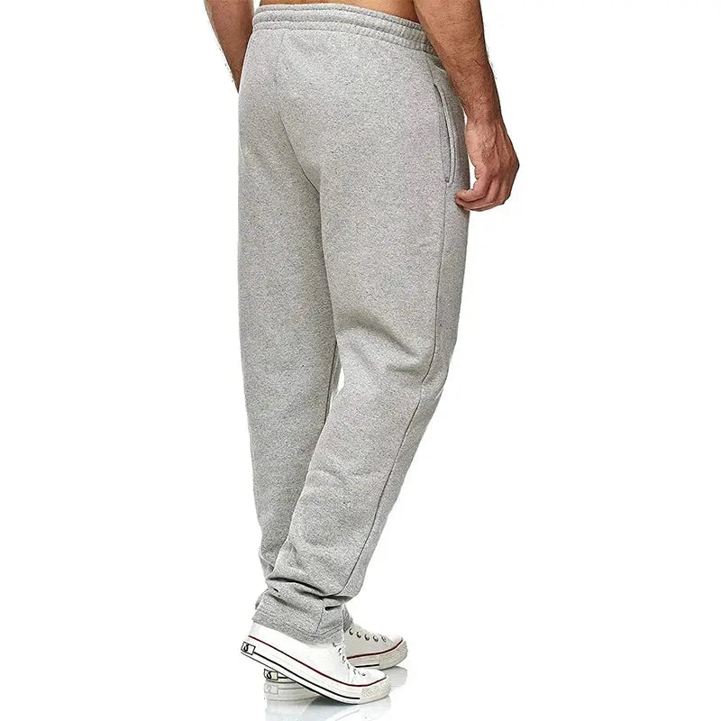 Jogging Cotton Sport Men Sweatpants Long Track Pants Sports Men Straight Pants Basketball Run Football Jogging Fitness Trousers Halalzen UK