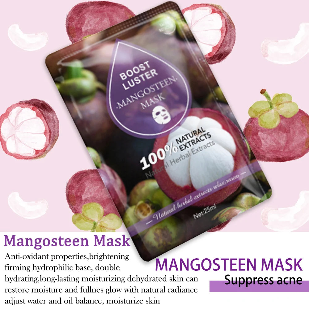 AILKE Whitening Moisturizing Hydration Facial Mask With Vitamin C Hyaluronic Acid Anti-wrinkle Face Skin Care Korean Cosmetics