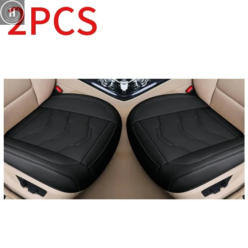 Universal PU Leather Car Seat Cover Breathable Automobiles Protect Seat Cushion Vehicle Luxury Interior Non Slide Accessories HALALZEN