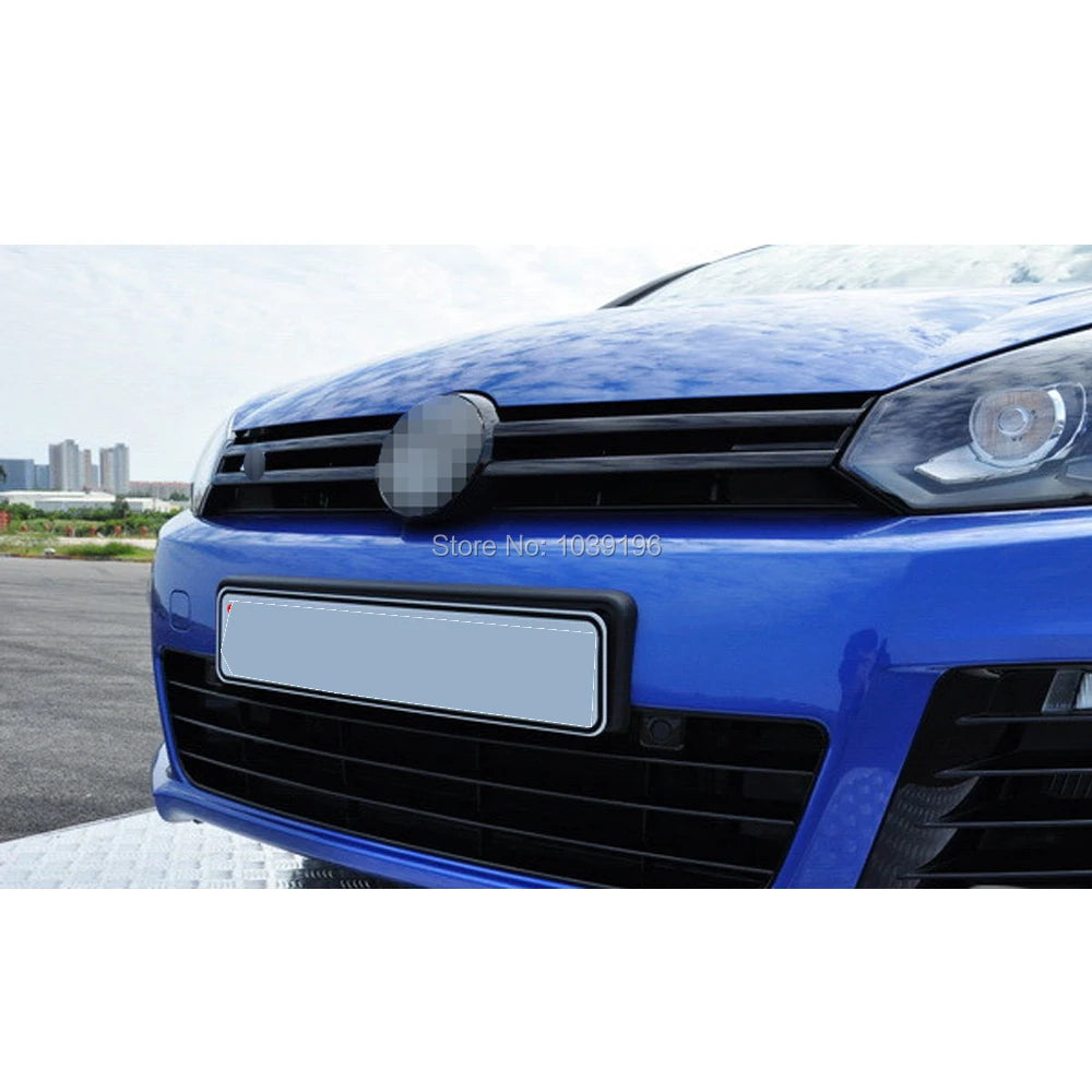 5 x Car Styling Fashion Front Grills Stickers Car Accessories Decorative Car Body Decals for Volkswagen VW Golf 6 Jetta Sagitar