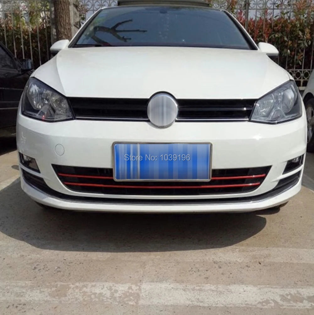 5 x Car Styling Fashion Front Grills Stickers Car Accessories Decorative Car Body Decals for Volkswagen VW Golf 6 Jetta Sagitar