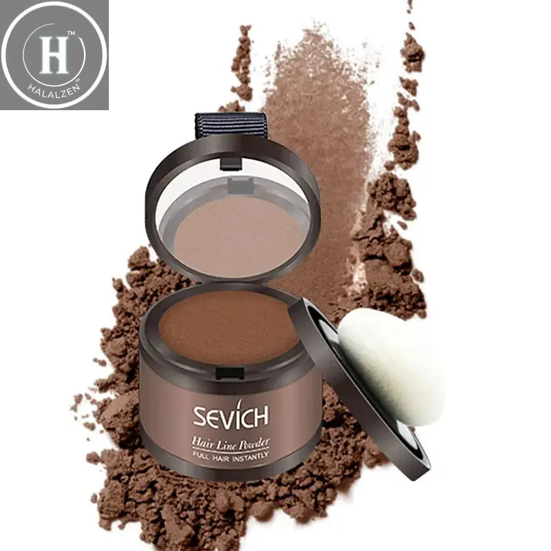 Sevich Hairline Powder 4g Hairline Shadow Powder Makeup Hair Concealer Natural Cover Unisex Hair Loss Product HALALZEN