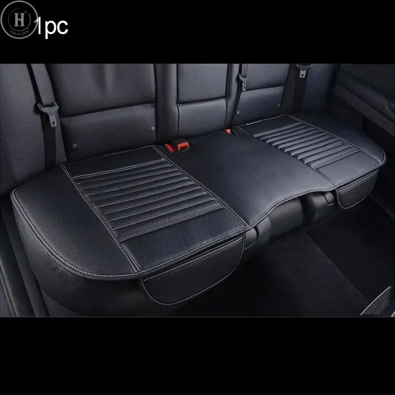 Leather Car Seat Covers Automobiles Interior Seats Cover Cushion Universal PU Leather Seat-Cover Auto Protector Mats Accessories HALALZEN