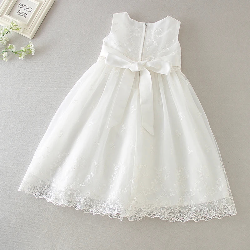 New Baby Girl Dress One year old Baptism Dress